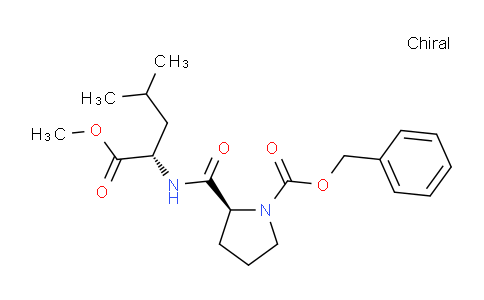 CAS No. 2873-37-2, (S)-Benzyl 2-(((S)-1-methoxy-4-methyl-1-oxopentan-2-yl)carbamoyl)pyrrolidine-1-carboxylate