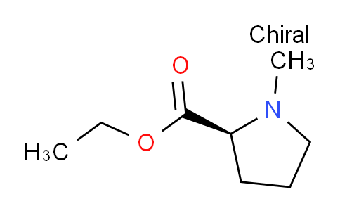 CAS No. 30727-23-2, (S)-Ethyl 1-methylpyrrolidine-2-carboxylate