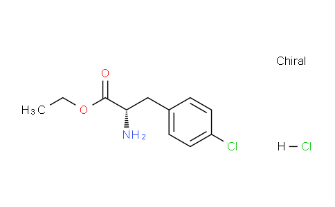 CAS No. 51366-22-4, (S)-Ethyl 2-amino-3-(4-chlorophenyl)propanoate hydrochloride