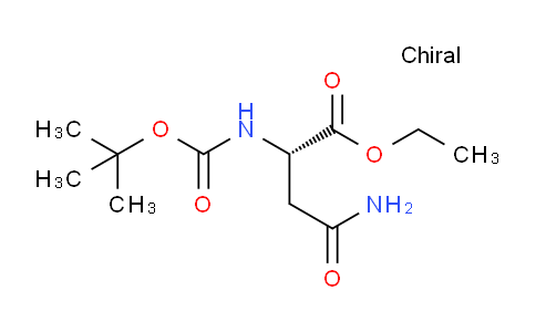 CAS No. 84787-81-5, (S)-Ethyl 4-amino-2-((tert-butoxycarbonyl)amino)-4-oxobutanoate