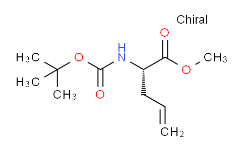 CAS No. 89985-87-5, (S)-Methyl 2-((tert-butoxycarbonyl)amino)pent-4-enoate