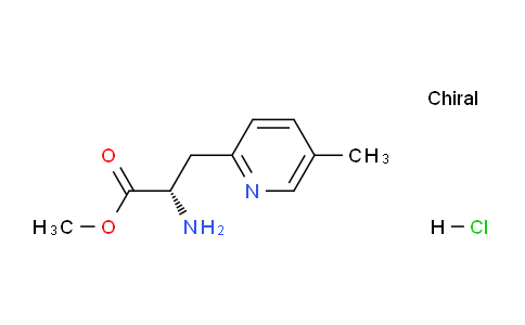 CAS No. 1810074-68-0, (S)-Methyl 2-amino-3-(5-methylpyridin-2-yl)propanoate hydrochloride