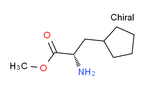 CAS No. 1169946-94-4, (S)-Methyl 2-amino-3-cyclopentylpropanoate