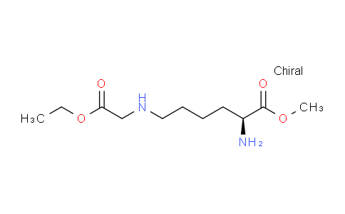 CAS No. 1331900-85-6, (S)-Methyl 2-amino-6-((2-ethoxy-2-oxoethyl)amino)hexanoate