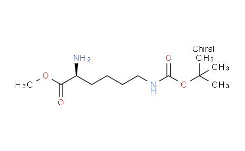 CAS No. 3017-32-1, (S)-Methyl 2-amino-6-((tert-butoxycarbonyl)amino)hexanoate