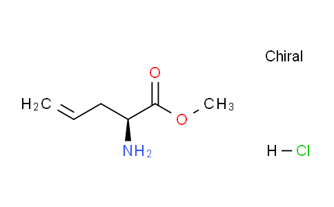 CAS No. 173723-62-1, (S)-Methyl 2-aminopent-4-enoate hydrochloride