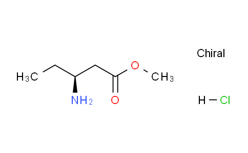 CAS No. 1236525-13-5, (S)-Methyl 3-aminopentanoate hydrochloride
