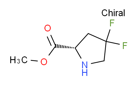 CAS No. 126111-14-6, (S)-Methyl 4,4-difluoropyrrolidine-2-carboxylate