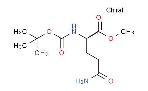 CAS No. 4976-88-9, (S)-Methyl 5-amino-2-((tert-butoxycarbonyl)amino)-5-oxopentanoate