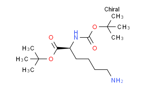 CAS No. 7750-42-7, (S)-tert-Butyl 6-amino-2-((tert-butoxycarbonyl)amino)hexanoate