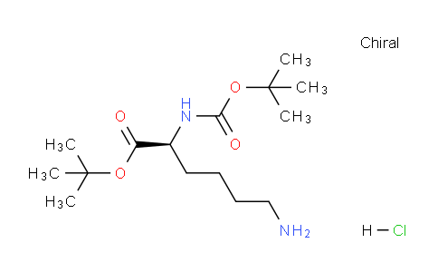 CAS No. 7750-45-0, (S)-tert-Butyl 6-amino-2-((tert-butoxycarbonyl)amino)hexanoate hydrochloride