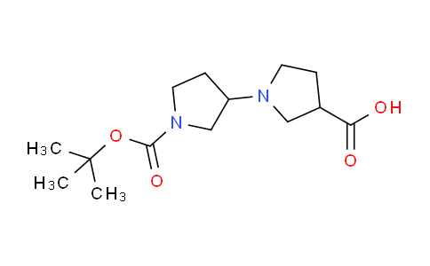 CAS No. 1360587-65-0, 1'-(tert-Butoxycarbonyl)-[1,3'-bipyrrolidine]-3-carboxylic acid