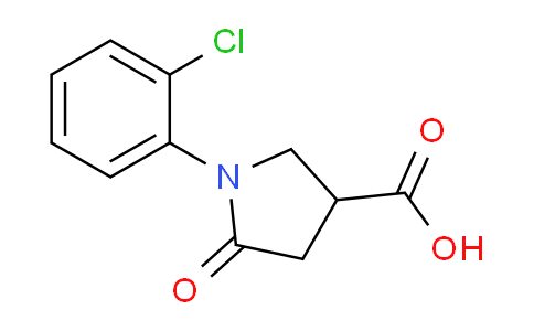 CAS No. 91349-19-8, 1-(2-Chlorophenyl)-5-oxopyrrolidine-3-carboxylic acid