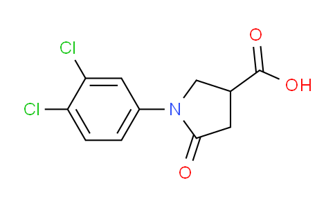 CAS No. 91064-25-4, 1-(3,4-Dichlorophenyl)-2-oxopyrrolidine-4-carboxylic acid
