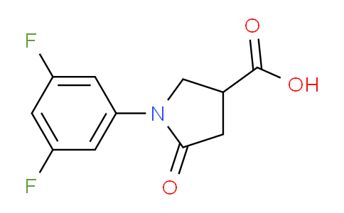 CAS No. 926229-10-9, 1-(3,5-Difluorophenyl)-5-oxopyrrolidine-3-carboxylic acid