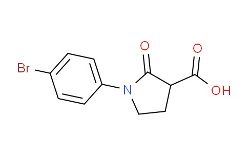 CAS No. 226881-07-8, 1-(4-Bromophenyl)-2-oxopyrrolidine-3-carboxylic acid