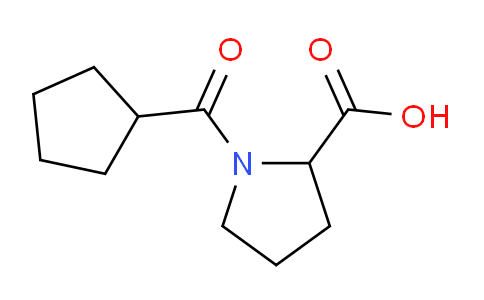 CAS No. 1417985-23-9, 1-(Cyclopentanecarbonyl)pyrrolidine-2-carboxylic acid