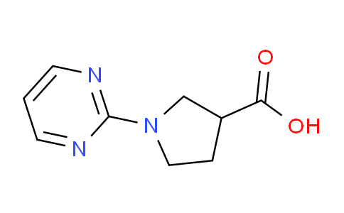 CAS No. 1316217-16-9, 1-(Pyrimidin-2-yl)pyrrolidine-3-carboxylic acid