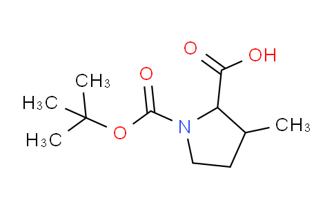 CAS No. 1593363-79-1, 1-(tert-Butoxycarbonyl)-3-methylpyrrolidine-2-carboxylic acid