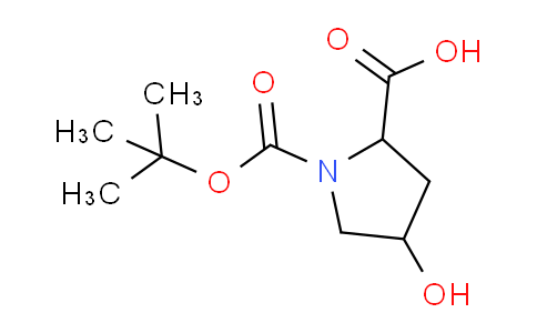 CAS No. 40350-82-1, 1-(tert-Butoxycarbonyl)-4-hydroxypyrrolidine-2-carboxylic acid