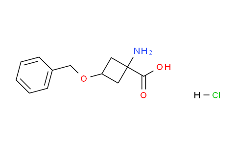 CAS No. 1207894-63-0, 1-Amino-3-(benzyloxy)cyclobutanecarboxylic acid hydrochloride
