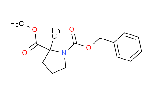 CAS No. 141870-95-3, 1-Benzyl 2-methyl 2-methylpyrrolidine-1,2-dicarboxylate