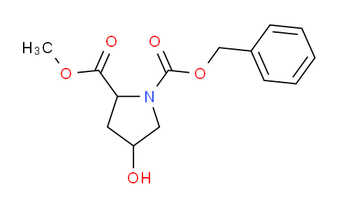 CAS No. 92246-88-3, 1-Benzyl 2-methyl 4-hydroxypyrrolidine-1,2-dicarboxylate