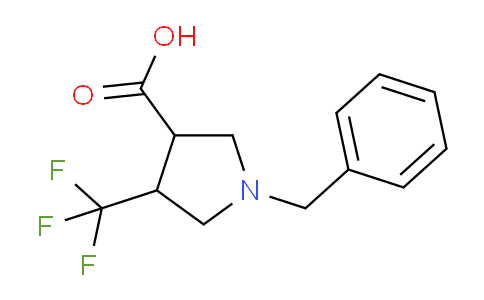 CAS No. 169750-31-6, 1-Benzyl-4-(trifluoromethyl)pyrrolidine-3-carboxylic acid