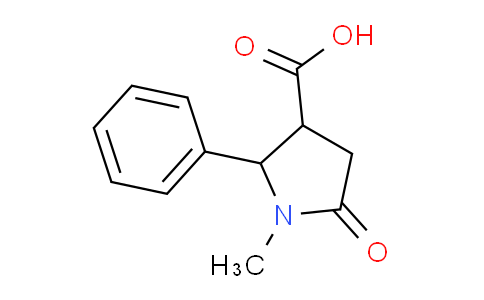 CAS No. 72704-31-5, 1-Methyl-5-oxo-2-phenylpyrrolidine-3-carboxylic acid