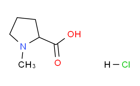 CAS No. 30727-22-1, 1-Methylpyrrolidine-2-carboxylic acid hydrochloride