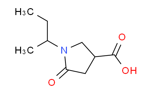 CAS No. 696647-92-4, 1-sec-Butyl-5-oxopyrrolidine-3-carboxylic Acid
