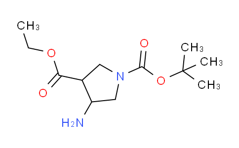 CAS No. 1033880-16-8, 1-tert-Butyl 3-ethyl 4-aminopyrrolidine-1,3-dicarboxylate
