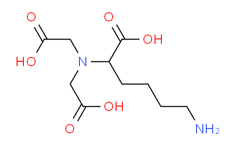 CAS No. 129179-17-5, 2,2'-((5-Amino-1-carboxypentyl)azanediyl)diacetic acid