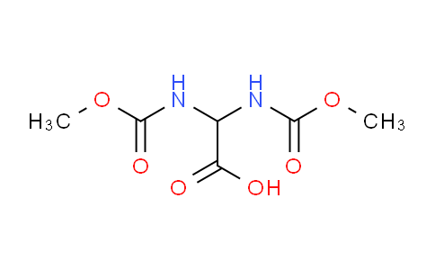 CAS No. 110599-27-4, 2,2-Bis((methoxycarbonyl)amino)acetic acid