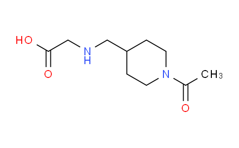 CAS No. 1353987-56-0, 2-(((1-Acetylpiperidin-4-yl)methyl)amino)acetic acid