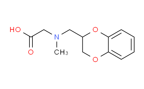 CAS No. 1156152-73-6, 2-(((2,3-Dihydrobenzo[b][1,4]dioxin-2-yl)methyl)(methyl)amino)acetic acid