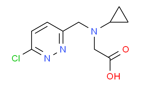 CAS No. 1353963-10-6, 2-(((6-Chloropyridazin-3-yl)methyl)(cyclopropyl)amino)acetic acid