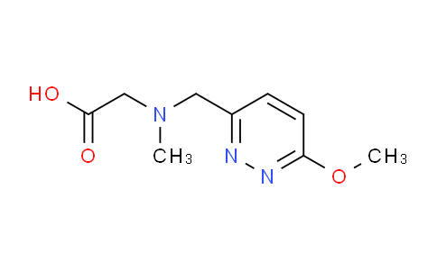 CAS No. 1353951-81-1, 2-(((6-Methoxypyridazin-3-yl)methyl)(methyl)amino)acetic acid