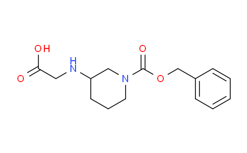 CAS No. 1353954-23-0, 2-((1-((Benzyloxy)carbonyl)piperidin-3-yl)amino)acetic acid