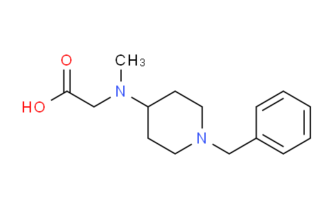 CAS No. 336191-70-9, 2-((1-Benzylpiperidin-4-yl)(methyl)amino)acetic acid