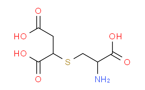 CAS No. 34317-60-7, 2-((2-Amino-2-carboxyethyl)thio)succinic acid