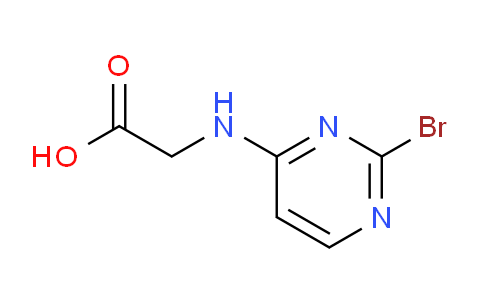 CAS No. 1956319-87-1, 2-((2-Bromopyrimidin-4-yl)amino)acetic acid