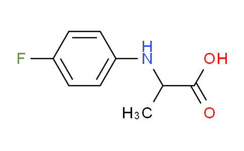 CAS No. 16583-82-7, 2-((4-Fluorophenyl)amino)propanoic acid