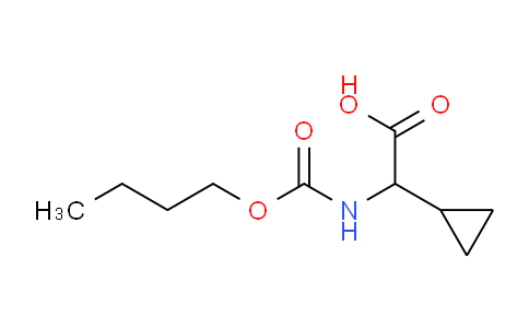 CAS No. 1429056-15-4, 2-((Butoxycarbonyl)amino)-2-cyclopropylacetic acid
