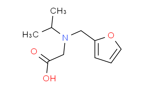 CAS No. 1178137-01-3, 2-((Furan-2-ylmethyl)(isopropyl)amino)acetic acid