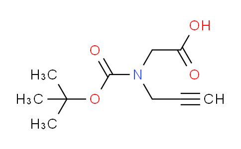 CAS No. 158979-29-4, 2-((tert-Butoxycarbonyl)(prop-2-yn-1-yl)amino)acetic acid