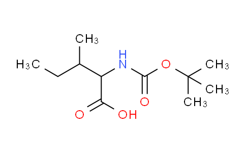 CAS No. 2390474-63-0, 2-((tert-Butoxycarbonyl)amino)-3-methylpentanoic acid