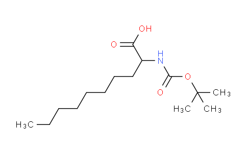 CAS No. 53296-39-2, 2-((tert-Butoxycarbonyl)amino)decanoic acid