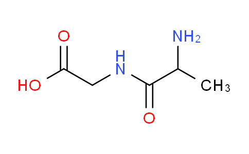 CAS No. 1188-01-8, 2-(2-Aminopropanamido)acetic acid