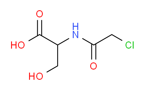 CAS No. 67206-28-4, 2-(2-Chloroacetamido)-3-hydroxypropanoic acid